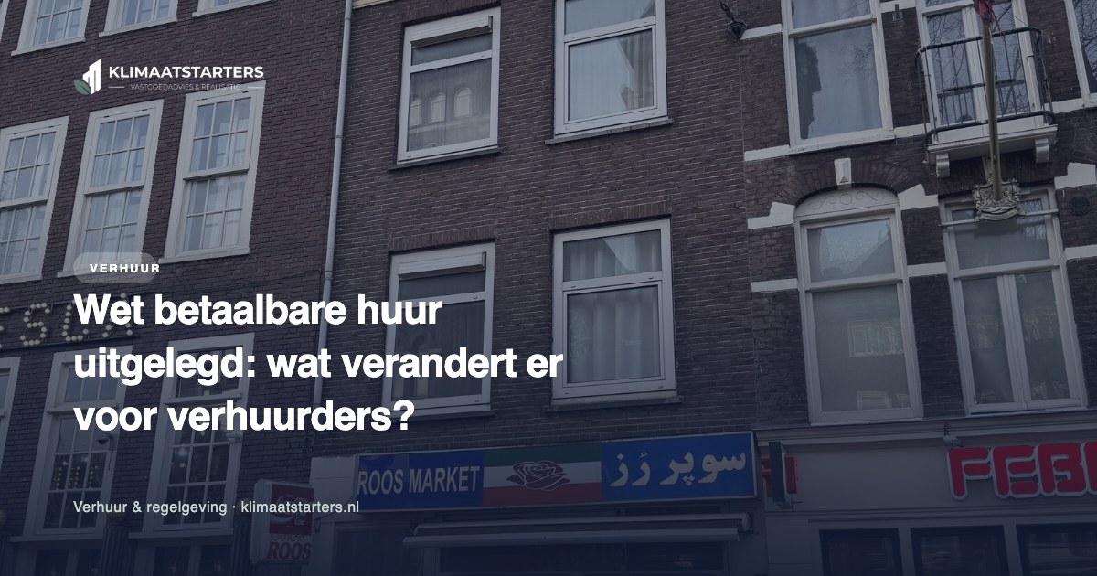 WWS-punten 2027: 5 wijzigingen die verhuurders moeten kennen